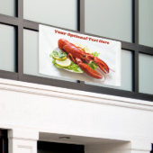 Benutzerdefinierter Text-Lobster Banner (Äußeres Gebäude)