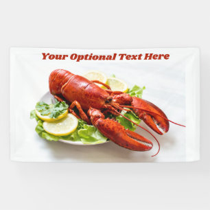 Benutzerdefinierter Text-Lobster Banner