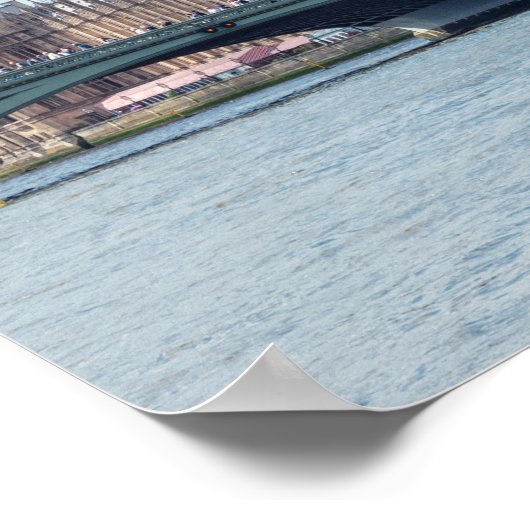 Benutzerdefinierter Text London Poster (Ecke)