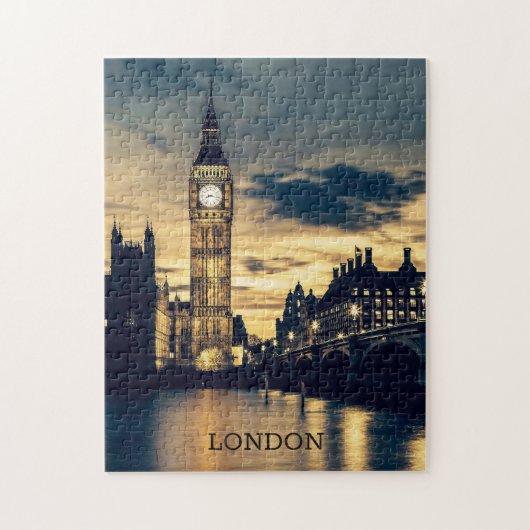 Benutzerdefinierter Text London Puzzle (Vertikal)