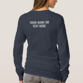 Benutzerdefinierter Text London T-Shirt (Rückseite)