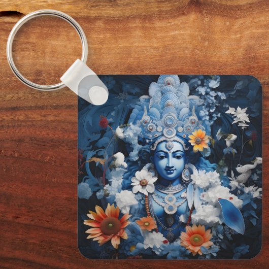 Benutzerdefinierter Text, Lord Shiva Schlüsselanhänger (Vorderseite)