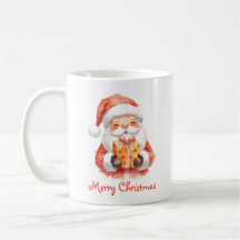 Benutzerdefinierter Text Lustiger Weihnachtsmann m
