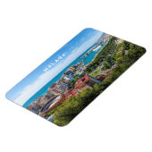 Benutzerdefinierter Text Malaga Spanien Realfotogr Magnet (Linke Seite)