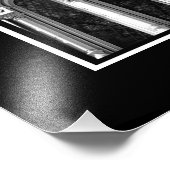 Benutzerdefinierter Text "Mama" Fotodruck (Ecke)