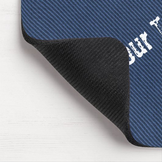 Benutzerdefinierter Text-Maus-Pad - Design für bla Mousepad (Ecke)