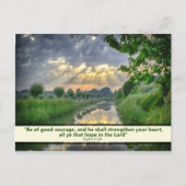 Benutzerdefinierter Text mit einer schönen Szene Postkarte (Vorderseite)