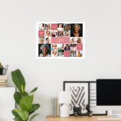 Benutzerdefinierter Text mit Inspirationskomfort 2 Poster (Heimbüro)