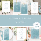 Benutzerdefinierter Text mit Seeglas-Monogramm-Hoc Poster