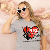 Benutzerdefinierter Text Modernes Skelett Hand Fri T-Shirt