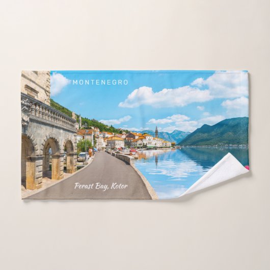 Benutzerdefinierter Text Montenegro Handtuch (Handtuch)
