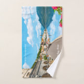 Benutzerdefinierter Text Montenegro Handtuch (Handtuch)