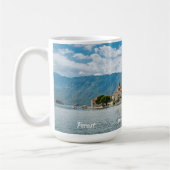 Benutzerdefinierter Text Montenegro Kaffeetasse (Links)