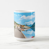 Benutzerdefinierter Text Montenegro Kaffeetasse (Mittel)