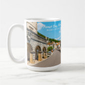 Benutzerdefinierter Text Montenegro Kaffeetasse (Links)