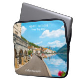 Benutzerdefinierter Text Montenegro Laptopschutzhülle (Vorderseite Links)