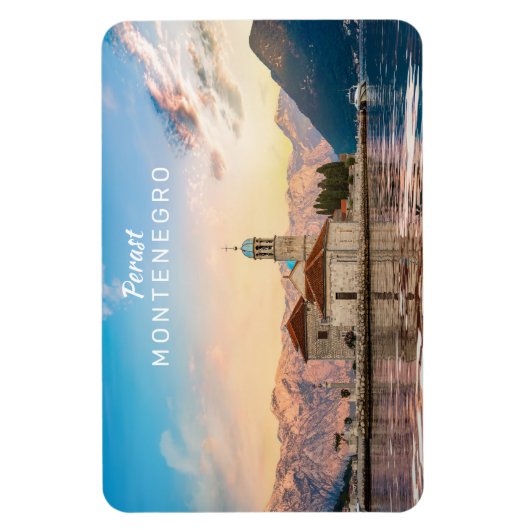 Benutzerdefinierter Text Montenegro Magnet (Vertikal)