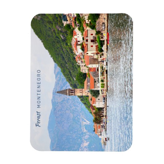 Benutzerdefinierter Text Montenegro Magnet (Vertikal)