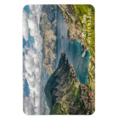 Benutzerdefinierter Text Montenegro Magnet (Vertikal)