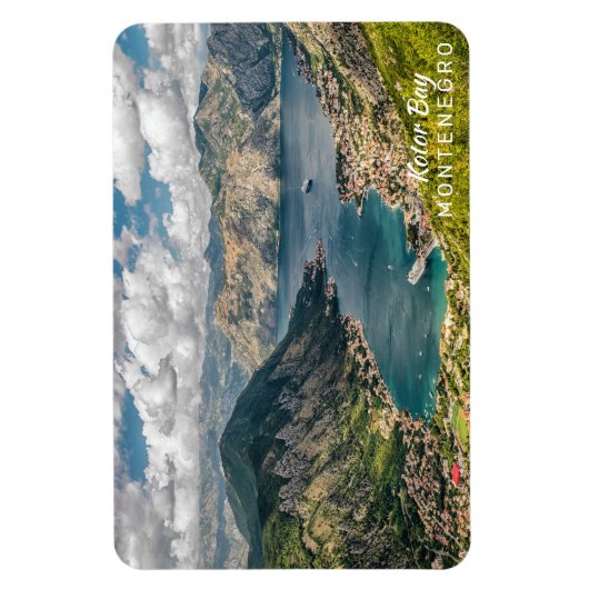 Benutzerdefinierter Text Montenegro Magnet (Vertikal)