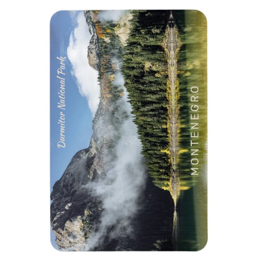 Benutzerdefinierter Text Montenegro Magnet (Vertikal)