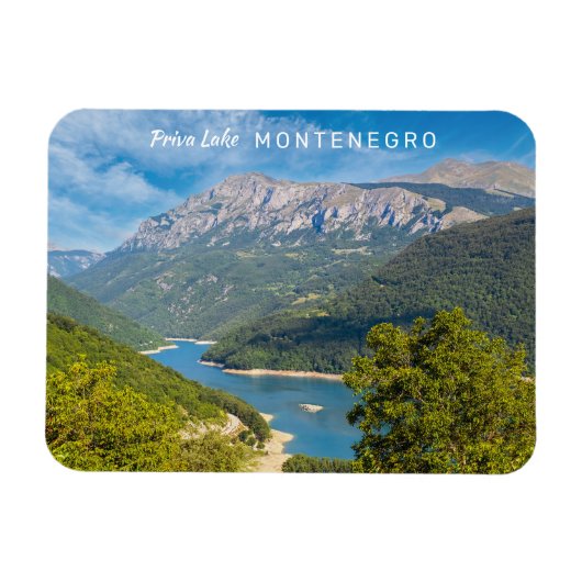 Benutzerdefinierter Text Montenegro Magnet (Horizontal)