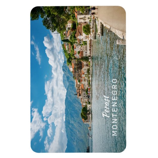 Benutzerdefinierter Text Montenegro Magnet (Vertikal)