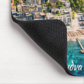 Benutzerdefinierter Text Montenegro Mousepad (Ecke)