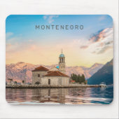 Benutzerdefinierter Text Montenegro Mousepad (Vorne)