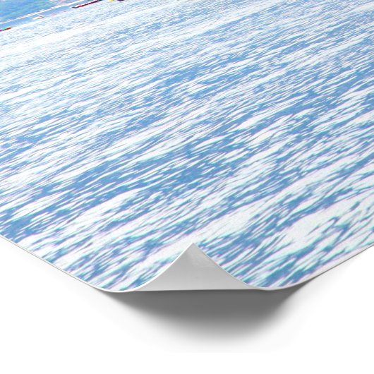 Benutzerdefinierter Text Montenegro Poster (Ecke)