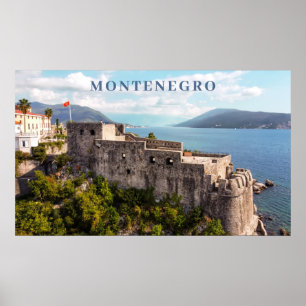 Benutzerdefinierter Text Montenegro Poster