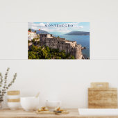 Benutzerdefinierter Text Montenegro Poster (Küche)