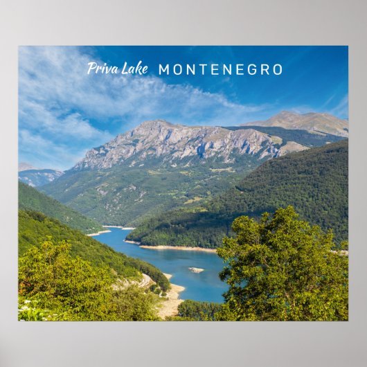 Benutzerdefinierter Text Montenegro Poster (Vorne)