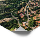 Benutzerdefinierter Text Montenegro Poster (Ecke)