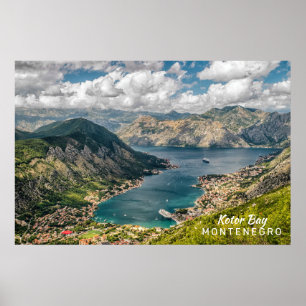Benutzerdefinierter Text Montenegro Poster