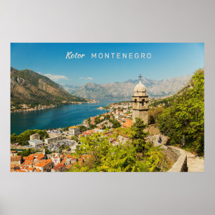 Benutzerdefinierter Text Montenegro Poster