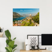 Benutzerdefinierter Text Montenegro Poster (Heimbüro)