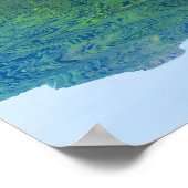 Benutzerdefinierter Text Montenegro Poster (Ecke)