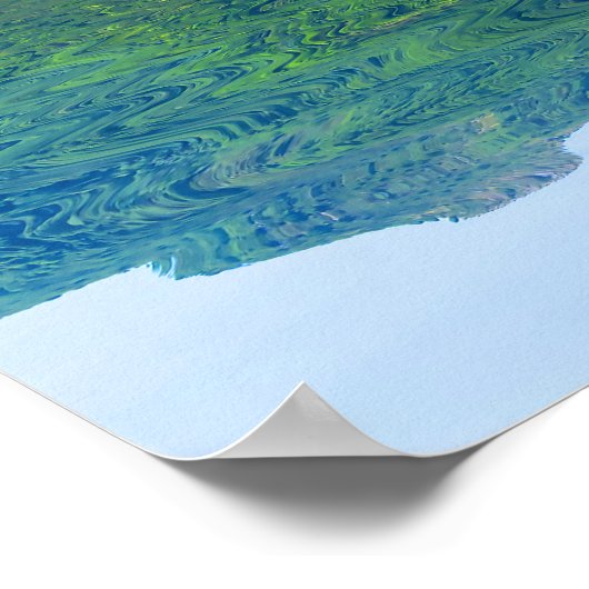 Benutzerdefinierter Text Montenegro Poster (Ecke)