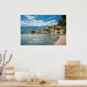 Benutzerdefinierter Text Montenegro Poster (Küche)