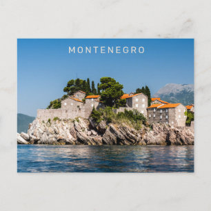 Benutzerdefinierter Text Montenegro Postkarte