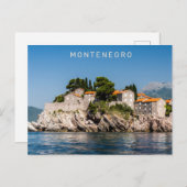 Benutzerdefinierter Text Montenegro Postkarte (Vorne/Hinten)