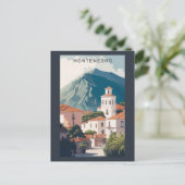 Benutzerdefinierter Text Montenegro Postkarte (Stehend Vorderseite)
