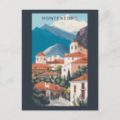 Benutzerdefinierter Text Montenegro Postkarte (Vorderseite)