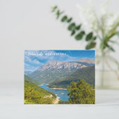 Benutzerdefinierter Text Montenegro Postkarte (Stehend Vorderseite)