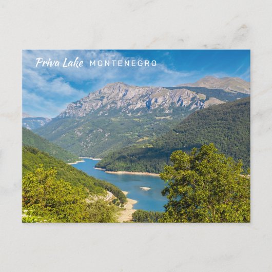 Benutzerdefinierter Text Montenegro Postkarte (Vorderseite)