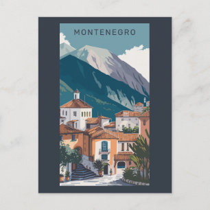 Benutzerdefinierter Text Montenegro Postkarte