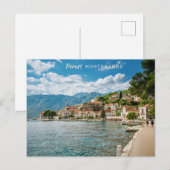 Benutzerdefinierter Text Montenegro Postkarte (Vorne/Hinten)