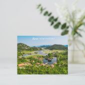 Benutzerdefinierter Text Montenegro Postkarte (Stehend Vorderseite)