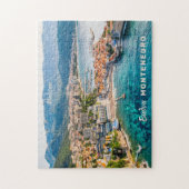 Benutzerdefinierter Text Montenegro Puzzle (Vertikal)